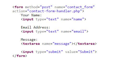 Free, Simple PHP based Email Contact Form