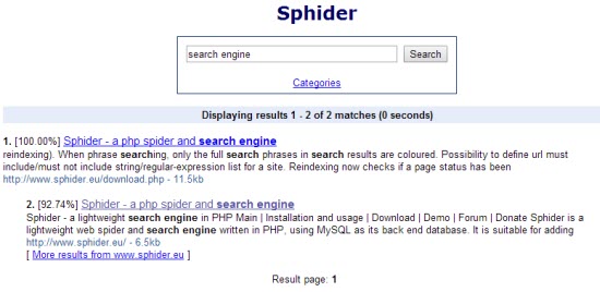 PHP Search Engine Scripts
