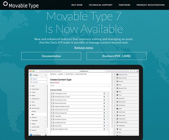 Movable Type WordPress Alternative CMS