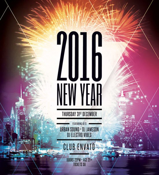2016 New Year Flyer