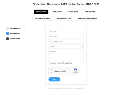 ContactMe - Responsive AJAX Contact Form