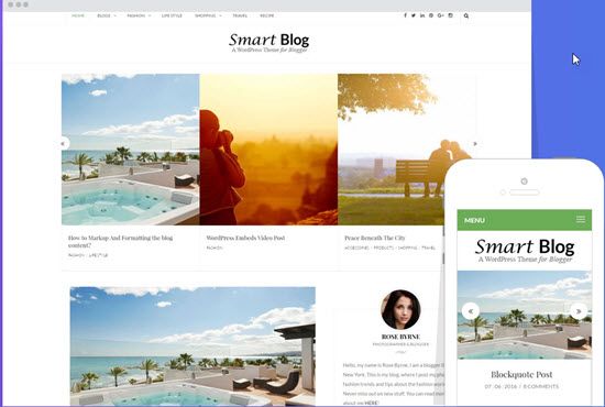 Smart Blog Free WordPress Themes