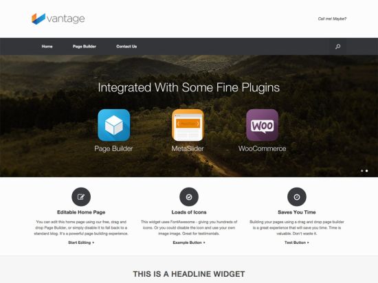 Vantage Free WordPress Themes